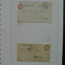 1870-1987, 5 Alben: Brief (Satzbriefe wie UPU 1924 von Biel, ...