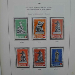 1938-1963, durchwegs komplette PRO PATRIA Sammlung, postfrisch ** mit ...