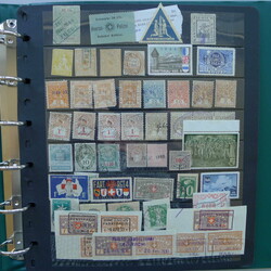 1855-1960, DIVERSE GEBIETE (Restposten in Album) Stempelmarken ...