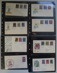 1956-1963, Ersttasgsbriefe Liechtenstein: 14 meist saubere Belege. ...