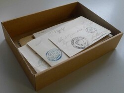 1863-1900, TESSINER Strahlenstempel auf 43 Briefen und Vorderseiten, ...