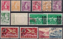 1907-2010, Lagerbuch Schweiz mit gutem Inhalt, Viererblöcke teils ** ...