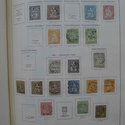 1854-1950, Qualitätssammlung ab Strubel. Viele Vollstempel und ...