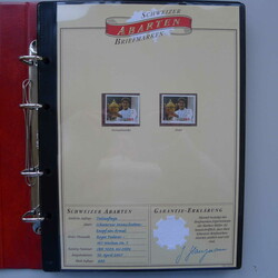 2006-2010, Roger Federer, schöne Sammlung Abart & diverse Belege, ...