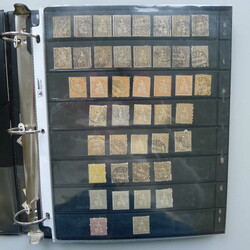 1862-1945, massiver Bestand Marken (x-1000 Stück) in Trümmeralbum. ...