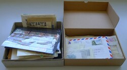 1907-2000, CH-Restposten in 2 kleinen Kisten. Viele Einzelmarken in ...