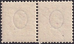 10c zinnober, 61B waagrechten im Paar, postfrisch **, Kat: 50.- unten ...