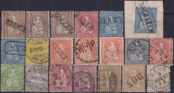 1862-1907, Sitzende Helvetia (Sammlung) in Album. Katalog-Wert: ...