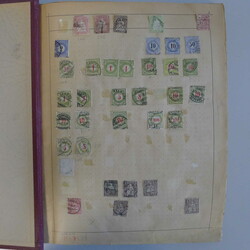 1854-1934, enormes LAGER-BUCH mit x-1000 Marken inkl. Strubel-Marke ...