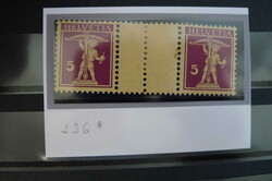 1909-1921, günstige Restsammlung Kehrdrucke + Zwischenstege in ...