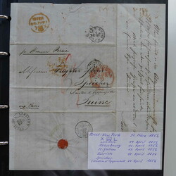 1780-1860, uralte Briefesammlung meist von FRANKREICH (oder auch aus ...