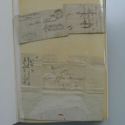 1810-1881, 58 Belege, meist Vorphilatelie oder "BOM" aus Kanton ...
