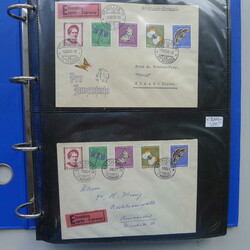 1950-1957, SPEZIAL-SAMMLUNG SCHMETTERLINGE: Pro Juventute auf 97 ...