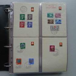 1939-1988, 316 PTT-Faltblätter mit sauberen Kurort-Stempel vieler ...