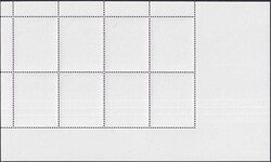 2023, Nr.1950 (Kunst am Bau) Zierbogen mit Stempel vom Ausgabetag ...