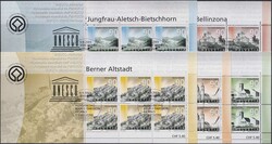 2003, Nr.1096-1100 (UNESCO) Zierbögen im Satz mit Stempel vom ...