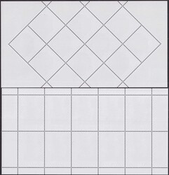 2008, Nr.1294+1295 (Konkrete Kunst) Zierbögen mit Stempel vom ...