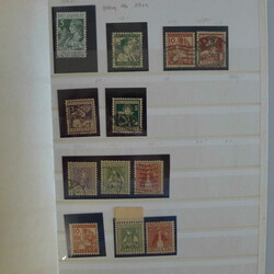 1854-1960, Umfangreiches Dublettenlager für einen Sammler oder ...