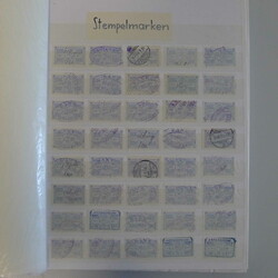 1860-1950, Stempelmarken in Album, dabei meist vom Aargau und Bern. ...