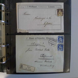 1882-1934, Posten Briefe (78 Stück) mit vielen älteren Ausgaben, ...
