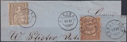 5655146: Schweiz Sitzende Helvetia gezähnt - Sammlungen