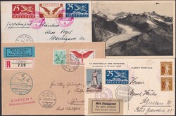 5659: Switzerland Airmail Issues - Covers bulk lot