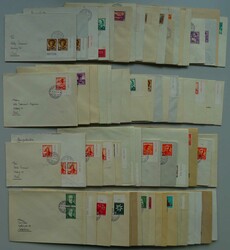 1930-1957, 72 Briefe Pro Juventute +Abarten alle aus Kt.SOLOTHURN. ...