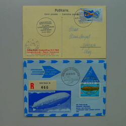 FLUGPOST (SPEZIALSAMMLUNG): 80 PRO AERO-Flugbriefe div. besser ...