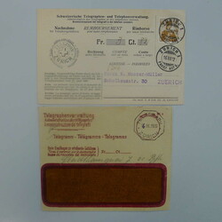 1903-1954, 33 TELEGRAPHEN Briefe und Telegramme, Karten, Telefon, Slg ...