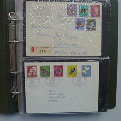 1952-2011, starker Briefposten in 5 Alben, (ca.400) Guter Umfang mit ...