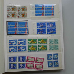 VIERERBÖCKE, 3 Alben mit viel Material, ca. 800-850 Viererblöcke, ...