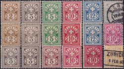 1882-1910, 247 Ziffernmarken, hiervon ca.50 ungebrauchte oder ...