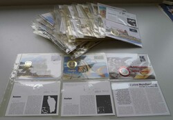 NUMIS & Münzbriefe aller Welt, auch Schweiz (TOTAL 74 Stück) mit ...