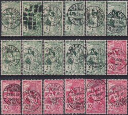 1900, UPU-Sammlung, 600 Marken. Starker Posten UPU-Marken: ...
