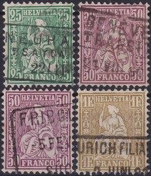 Gruppe 99: FAHRPOST-Stempel: Genève Transit, Zürich Filiale, ...