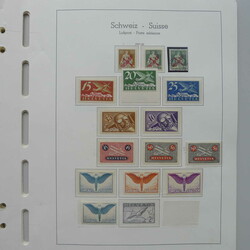 1919-1978, FLUGPOST, Sammlung auf Albenblättern, hoher Katalog-Wert ...