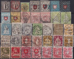 1843-1960, Schweiz-Sammlung ab Kantonal-Marken. Anfangs ...