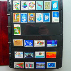 1960-2010, UNO-Sammlung. Umfangreich in 3 Alben, enormer ...