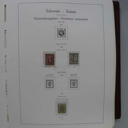 1843-2010, Grossartige Schweiz-Sammlung in 10 dicken Leuchtturm-Alben ...