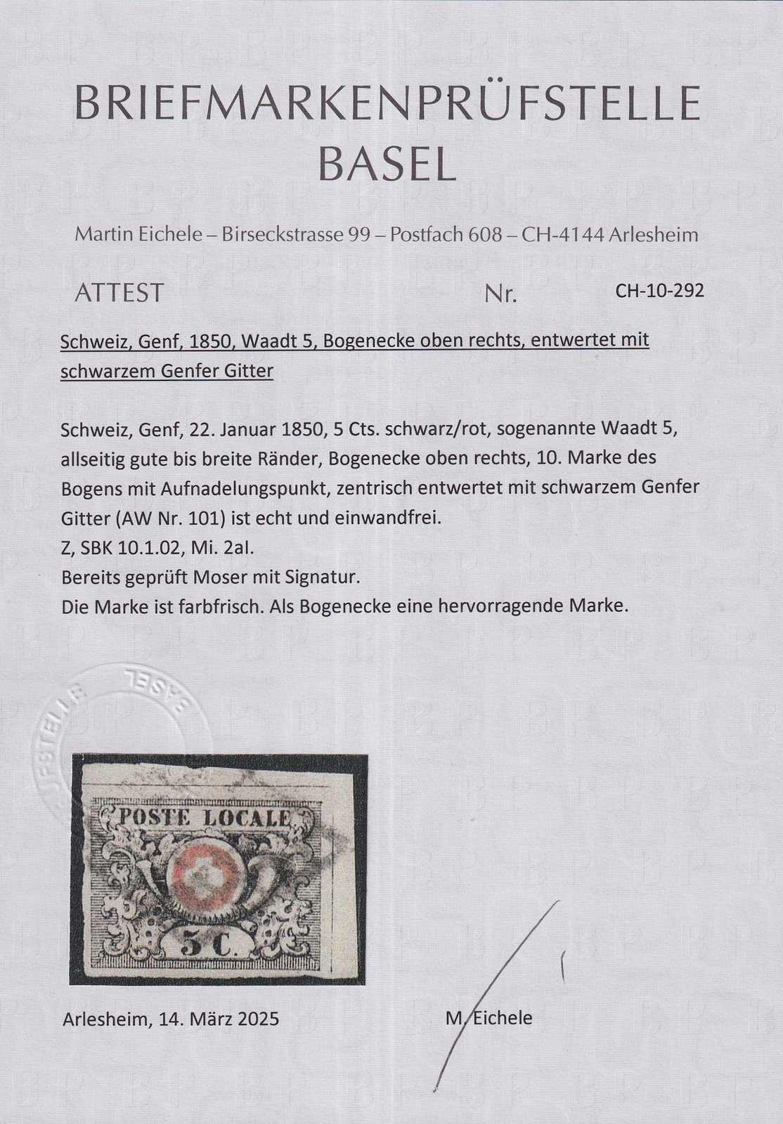 Image 3 for lot number 162 for 10th Schwarzentruber Auction