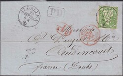 5655146: Switzerland sitting Helvetia perforated - Vignettes