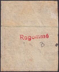 5c braun, 22B (22B1) mit weissrandigem Schnitt, Neugummi, sehr gut ...