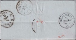 CHAUX-DU-MILIEU (430 Einwohner) 1864, Nr.31 mit grossem ...