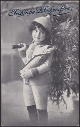 1912, Vorläufer I (deutsch) +125III auf Luxus-Karte von BERN: 21.DEZ ...