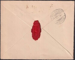 1901, Reichspost mit CHINA-Aufdruck nach BIEL, rückseitig mit SIEGEL ...