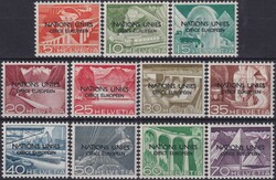 ONU, Nr.1.2A.03-11.2A.03 (T.und Lanschaft) defektes "A" in Nations ** ...