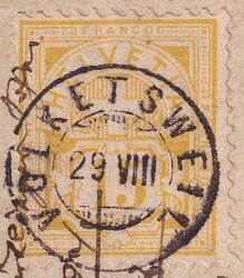 VOLKETSWEIL nach Grafstall-LINDAU (am Bodensee) 63A mit zentrischem ...