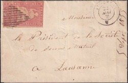 St.CROIX 1855 (22.MAI) nach Lausanne, 24A mit möglicher ...