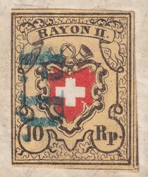 BERN 1850 (28.OKT) nach Verrières (Zierkreis rückseitig), T.37 A1-O ...