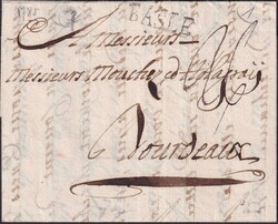 BASEL 1785-1849, 3 Briefe von BASEL nach Bordeaux (FR), Solothurn und ...